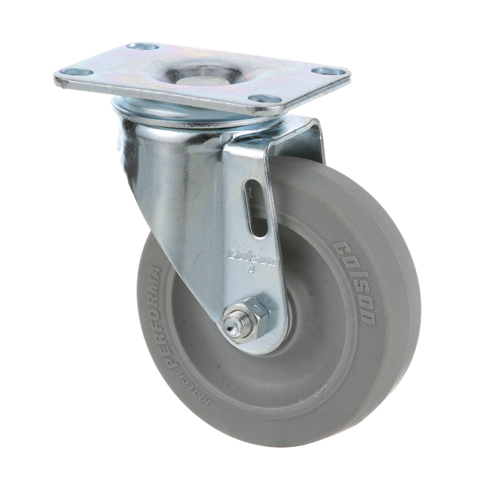 2 3/8 in x 3 5/8 in Plate Caster with 4 in Wheel for Garland – view 2