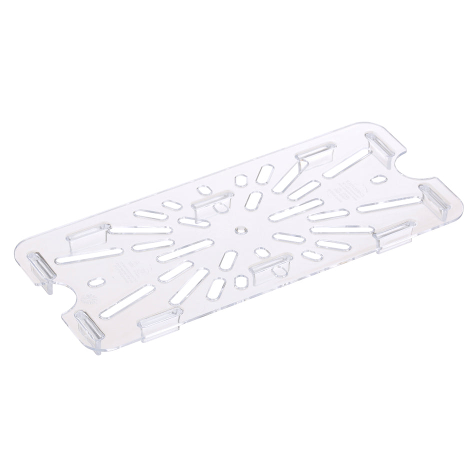 Carlisle 3067007 1/3 Size Clear StorPlus™ Drain Shelf