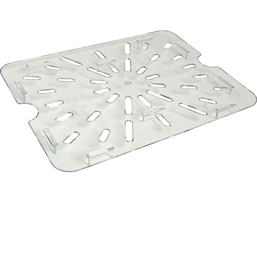 Carlisle 1023507 Half Size Clear Drain Shelf