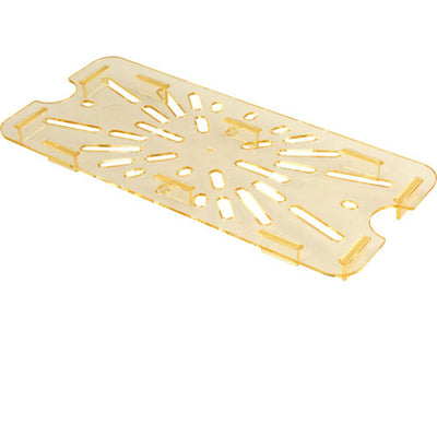 Carlisle 1/3 Size Amber StorPlus™ High Heat Drain Shelf - 3087013