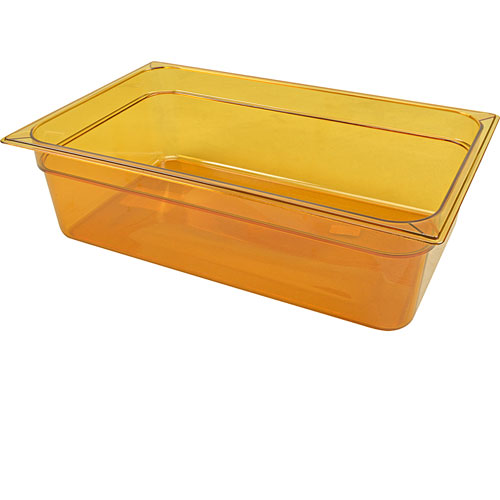Carlisle 10402B13 Full Size Amber StorPlus™ High Heat Food Pan