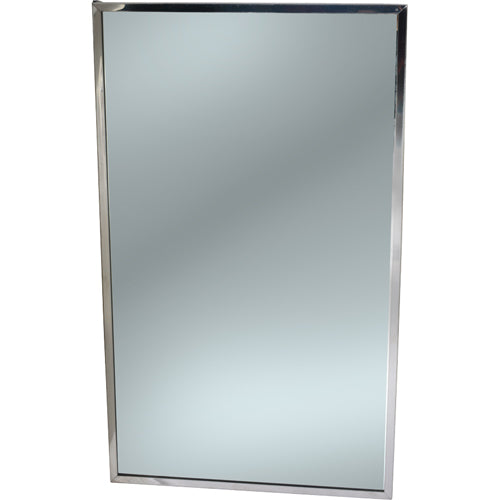 Bobrick 165 165 1830 - 18 in x 30 in Channel Frame Mirror