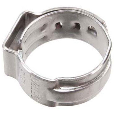 0.413" Oetiker® Stepless Ear Clamps - 304 Stainless Steel