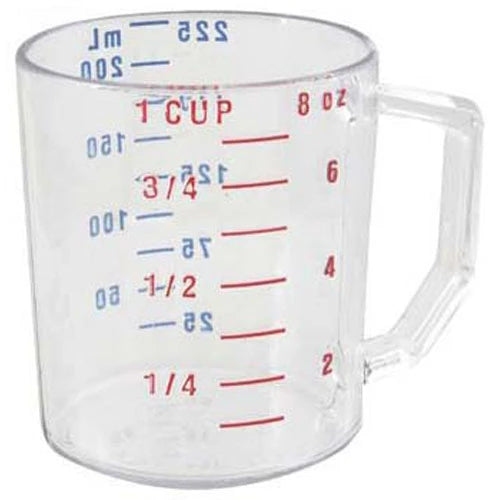 Cambro 25MCCW135 Cup, Measuring (1Cup, Dry, Clear)