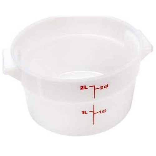Cambro RFS2148 Container 8-3/16 in.Rd, 2 Qt, Wht