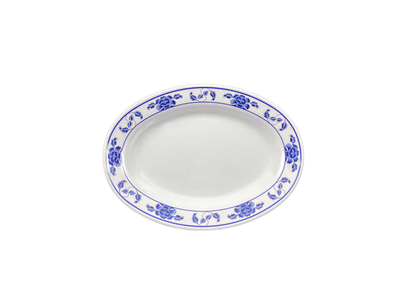 Thunder Group 2109TB 9 Inch Oval Platter 7 Oz Deep Break-resistant Melamine