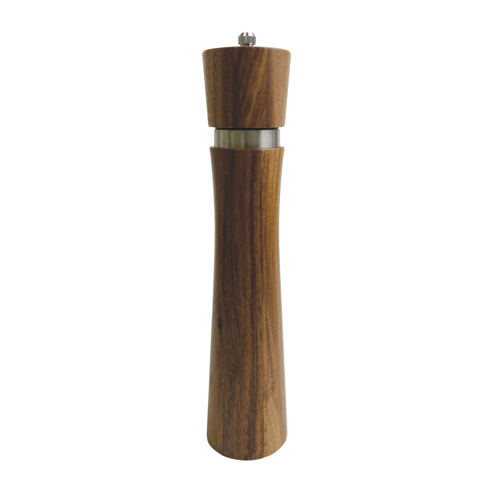10"H Acacia Wood Pepper Mill