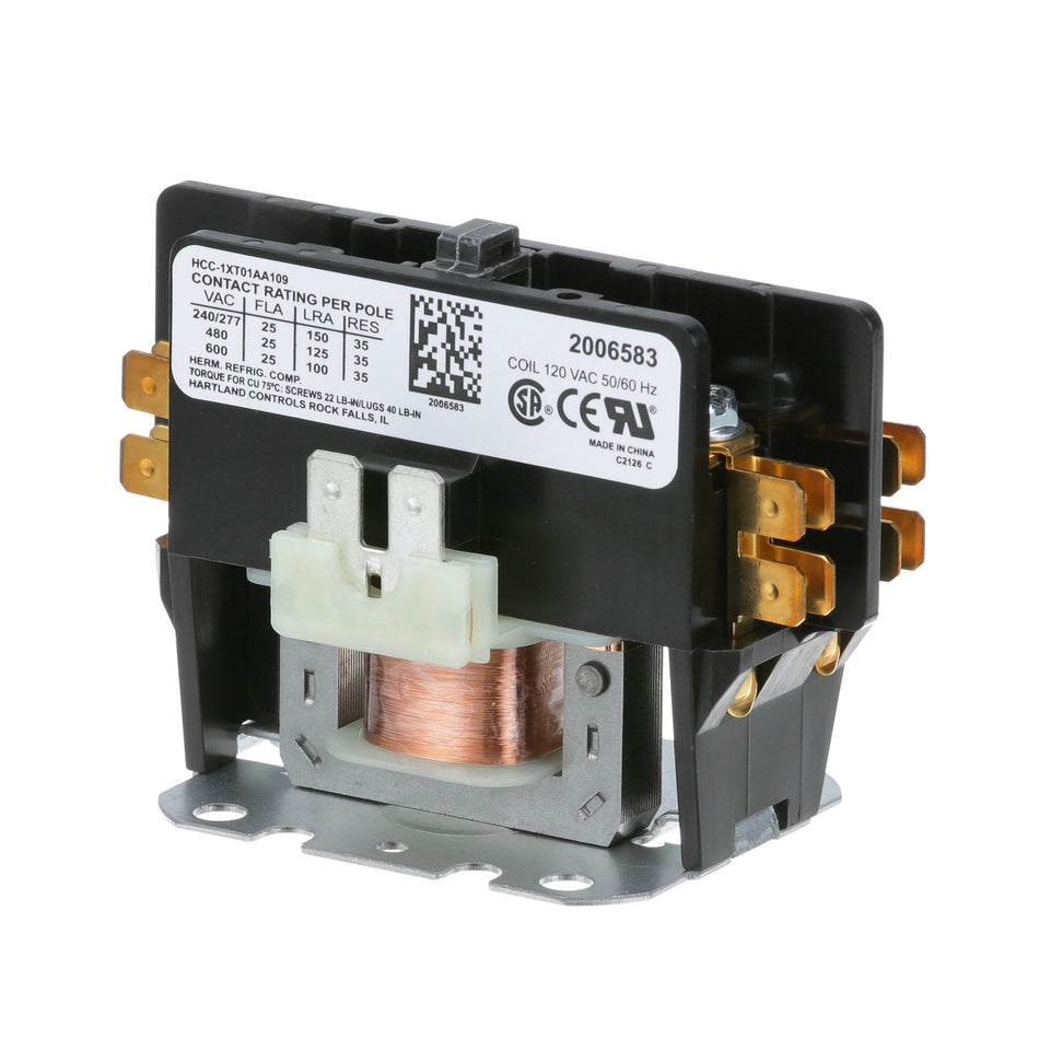 Manitowoc 002006589 Contactor 1 Pole 115V Fits Indigo