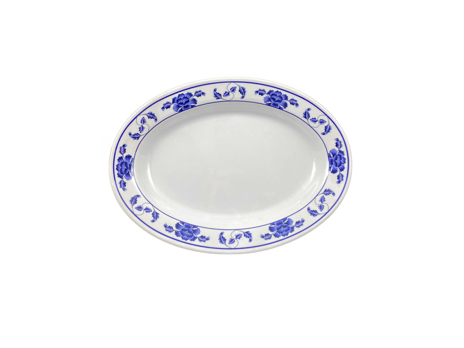 12 Pack 9 oz, 10" x 7-1/2" x 1-1/8", Deep Platter, Lotus Dinnerware, Melamine, BPA Free, Dishwasher Safe, Break-Resistant, Shatter-Resistant, No Microwave, No Oven, NSF
