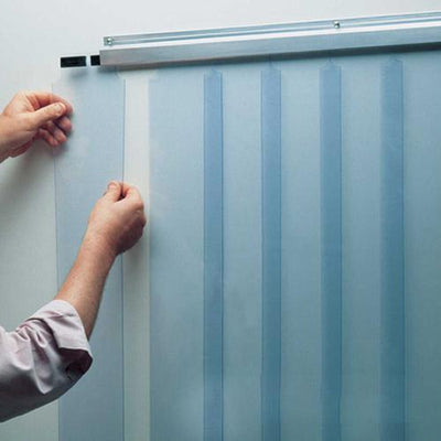 Kason® 33 in x 84 in Easimount™ Strip Curtain - 402LA6063384