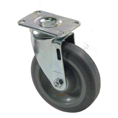 Extra Heavy Duty Swivel Plate Caster With 5 in Wheel