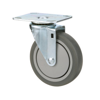 Extra Heavy Duty Large Swivel Plate Caster With 5 in Wheel