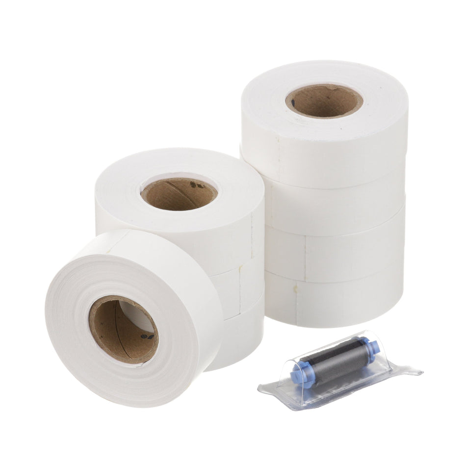 Ecolab 12022-00-00 Double Line White Gun Label