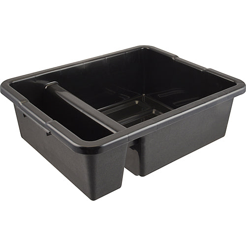 Winco 21 in Black Divided Bus Box Plastic - PLTC-7K