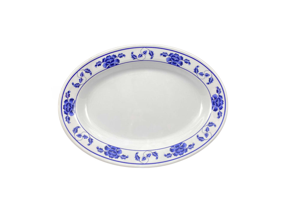 12 Pack 24 oz, 13" x 9-3/4" x 1-5/8", Deep Platter, Lotus Dinnerware, Melamine, BPA Free, Dishwasher Safe, Break-Resistant, Shatter-Resistant, No Microwave, No Oven, NSF