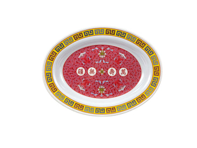 Thunder Group 2113TR 24 Oz Oval Platter Deep Break-resistant Melamine