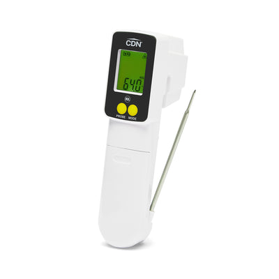 CDN Infrared-76/ 662F W/ Folding Probe Thermometer - INTP662