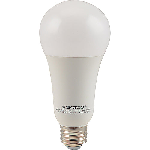 15W Frosted LED Light Bulb 120V