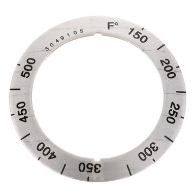Dial Insert, Fd Oven , Fahrenheit Replaces Garland 3049105