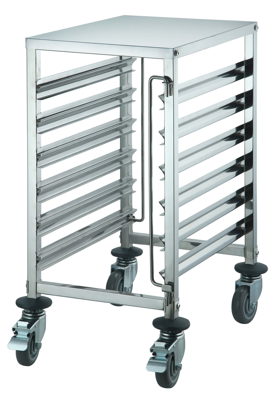 Winco SRK-12 21-5/8 Inch Mobile Under-counter Pan Rack Stainless Steel 12-tier
