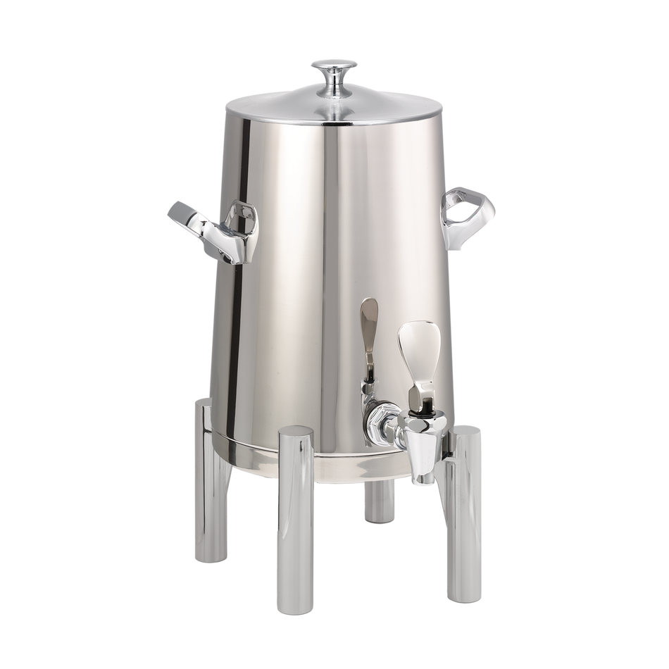 Flame Free™ Thermo-Urn™ 1.5-Gallon Vacuum Insulated Urn with Round Legs and Classic Lid in Polished Stainless