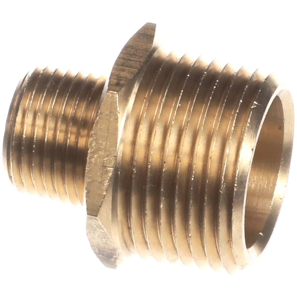 Manitowoc 008700393 Nipple-Hex 3/4NPTF X 3/8 Nptf Brs Fits Indigo NXT