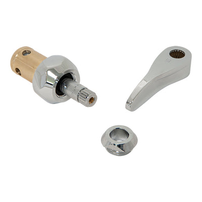 T&S Brass Cold (new Style) Spindle Assy (B-0308-QT-VWS, B-0308-QT-WS) - 019639-40