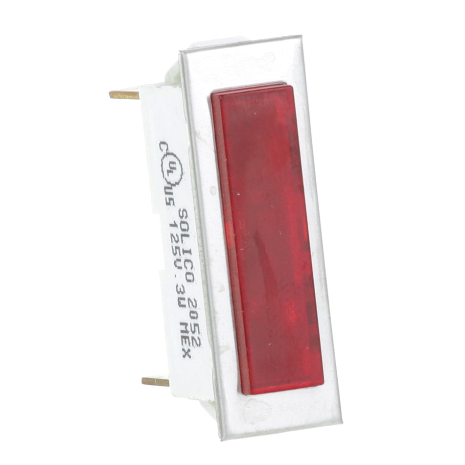 125V Hat Flat Red Signal Light for CROWN STEAM, Blodgett, Vulcan Hart – view 2
