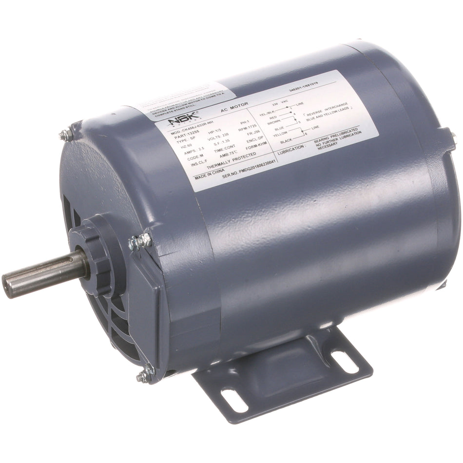 230V 3/4 HP 1 Speed Blower Motor for Vulcan Hart – view 2