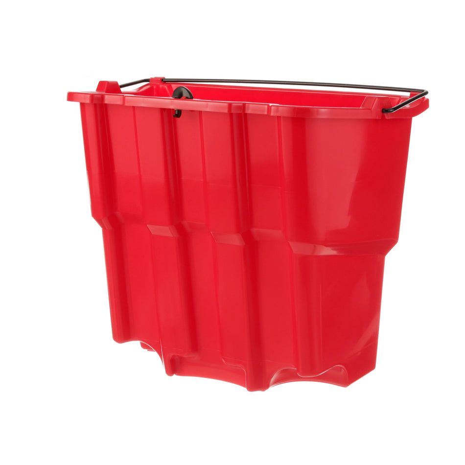 Rubbermaid 2064907 18 qt Red WaveBrake® Dirty Water Mop Bucket Insert