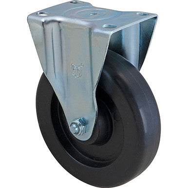 Caster,Plate5"Od,Rigid,B Lack Replaces Rubbermaid FG4614L40000