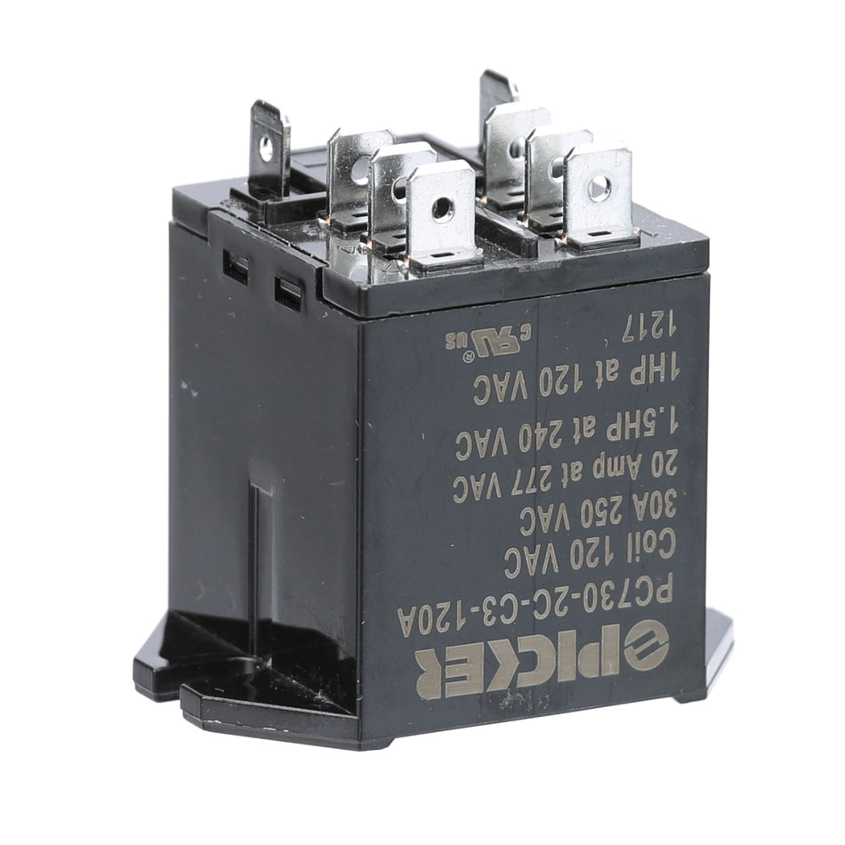 Relay, DPDT, 120V for CROWN STEAM, Vulcan Hart, Market Forge – view 2
