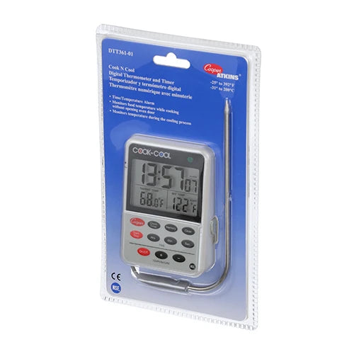 Cooper-Atkins DTT361-01 Thermometer Digital Timer Cooking And Cool Down