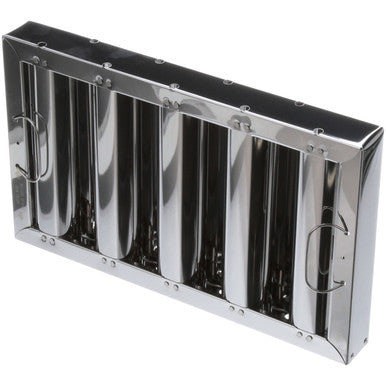 10 in x 16 in Handled Stainless Steel Hood Filter
