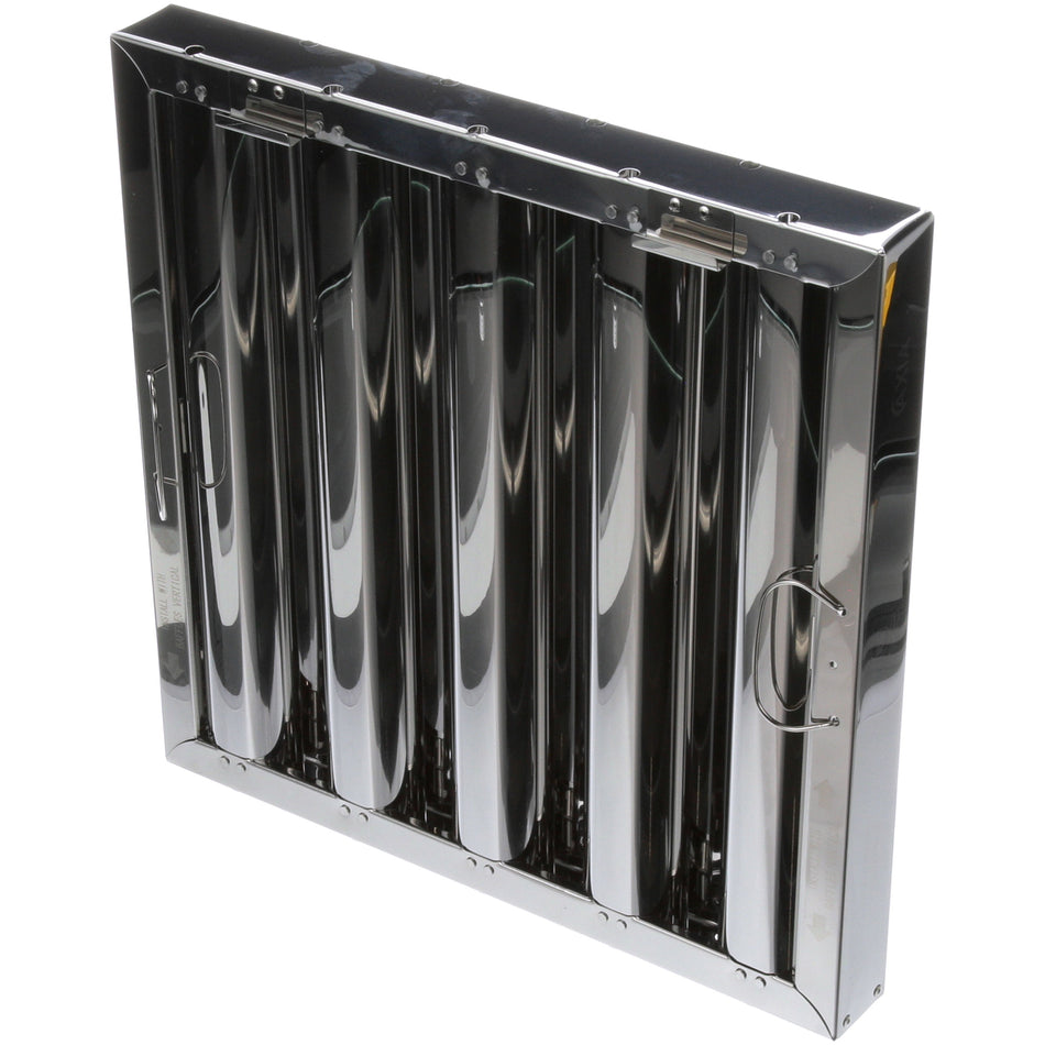 16 in x 16 in Stainless Steel Hood Filter with Hooks for CHG, Flame Gard – view 2