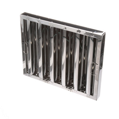 16 in x 20 in Stainless Steel Hood Filter w/ Hooks