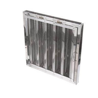 20 in x 20 in Stainless Steel Hood Filter w/ Spark Arrestor and Hooks