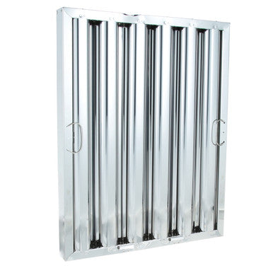 25 in x 20 in Stainless Steel Hood Filter w/ Hooks
