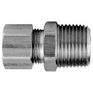 Connector, Male 1/4"Od, 1/ 4"Npt