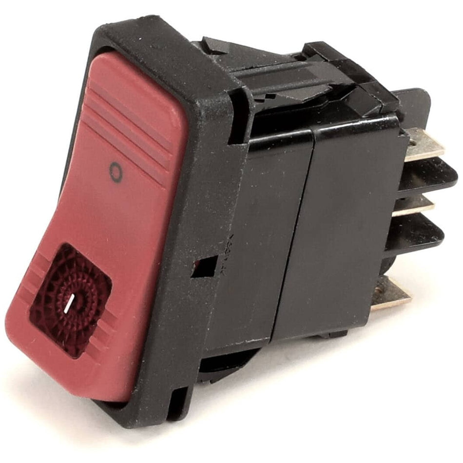 Switch, Rocker, 24Vdc, DPDT, LED Red for Magikitch'n, Pitco, Star – view 2