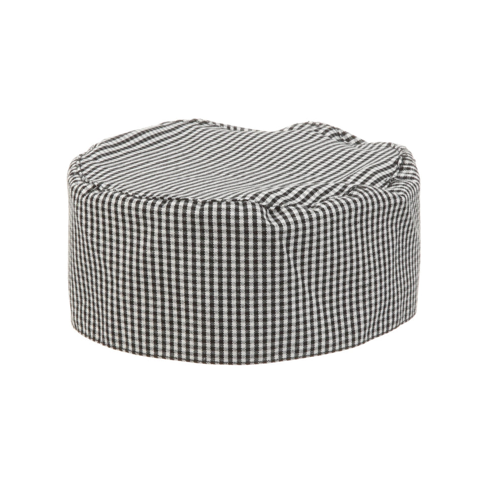 KNG Checkered Pill Box Chef Hat
