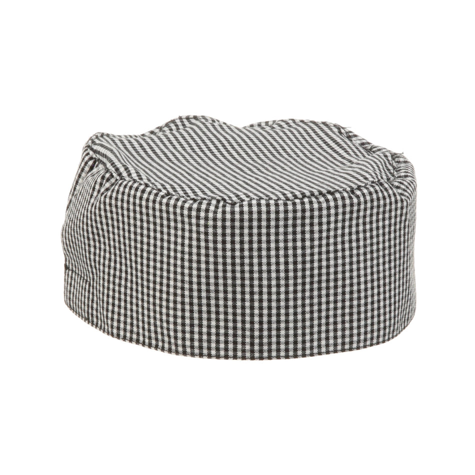 KNG Checkered Pill Box Chef Hat