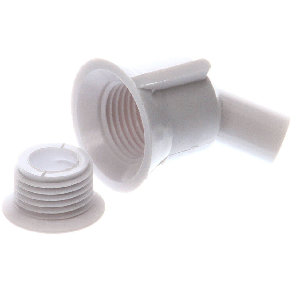 Master-Bilt 11-01895 Drain Flange With AdaptEr, Whi