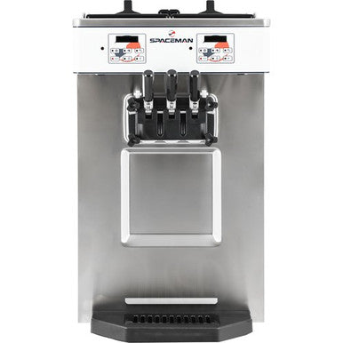 Spaceman - 6235-C - 2 Flavor Soft Serve Machine 8.5 Qt Hoppers