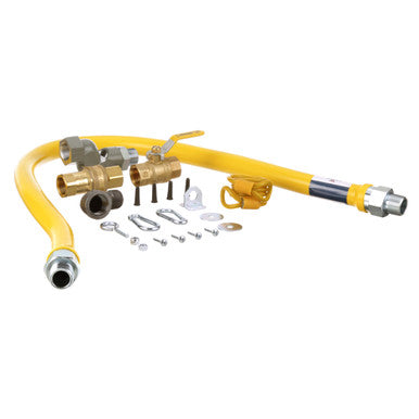 3/4 in x 48 in Swivel Gas Hose Kit 90-DAY
