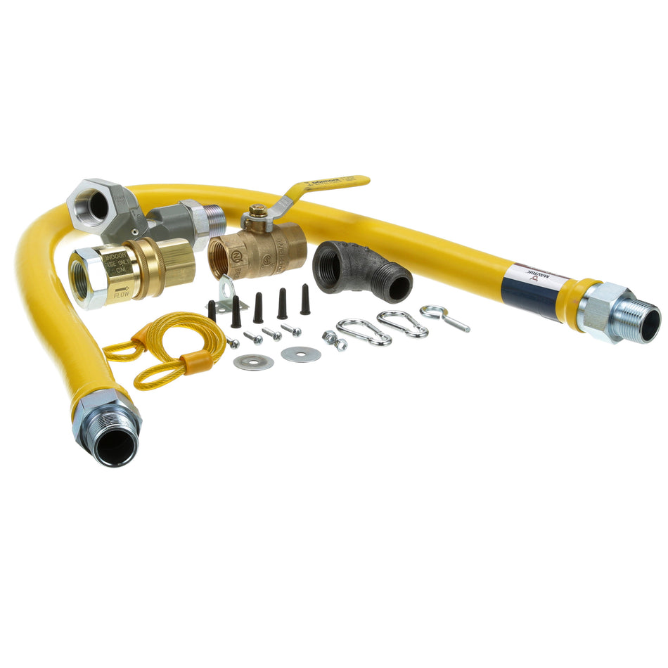 1 in x 48 in Swivel Gas Hose Kit for Dormont – view 2