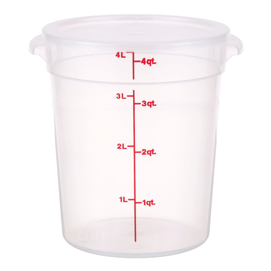 Cambro RFS4PPSW3190 4 Quart Round Food Storage Container