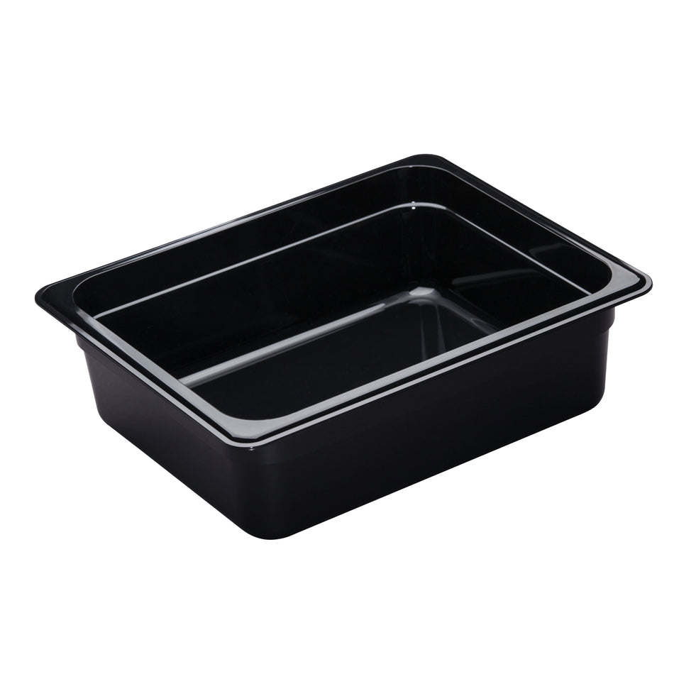 Cambro 24CW110 Half Size 4 in Deep Black Camwear Food Pan