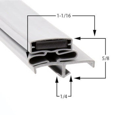 Gasket, Door, Ri, 3-Side;, 67-7/8" X 29-3/4" Replaces Victory 50359410