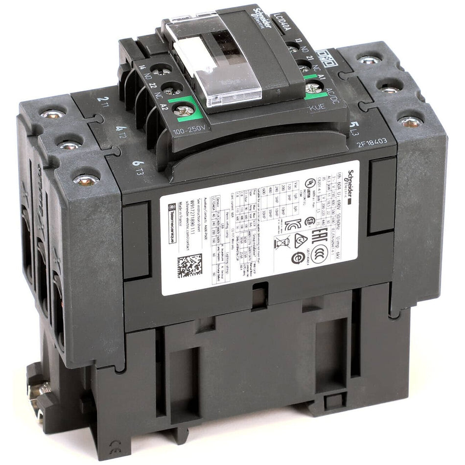 Giles 21245 Contactor, 60A, 3 - Pl 100-250V Coil